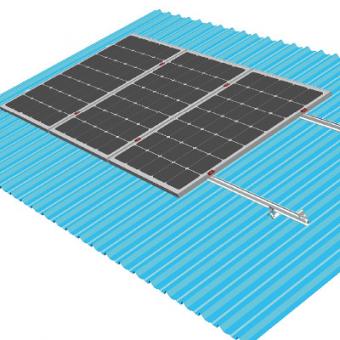 سقف معدني للطاقة الشمسية تركيب تي هوك